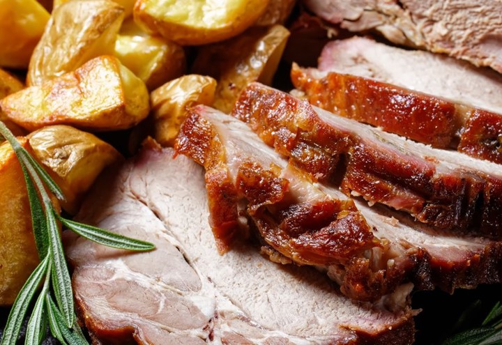 Roast Meat and Roast Potato