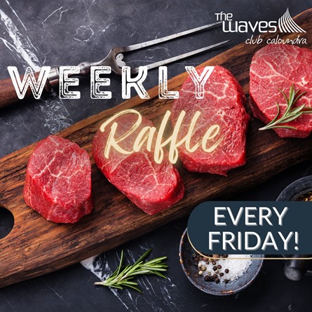 Every Friday Raffle Sign Weekly Raffle
