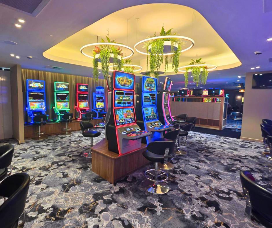 Pokies in the Gaming Room Caloundra