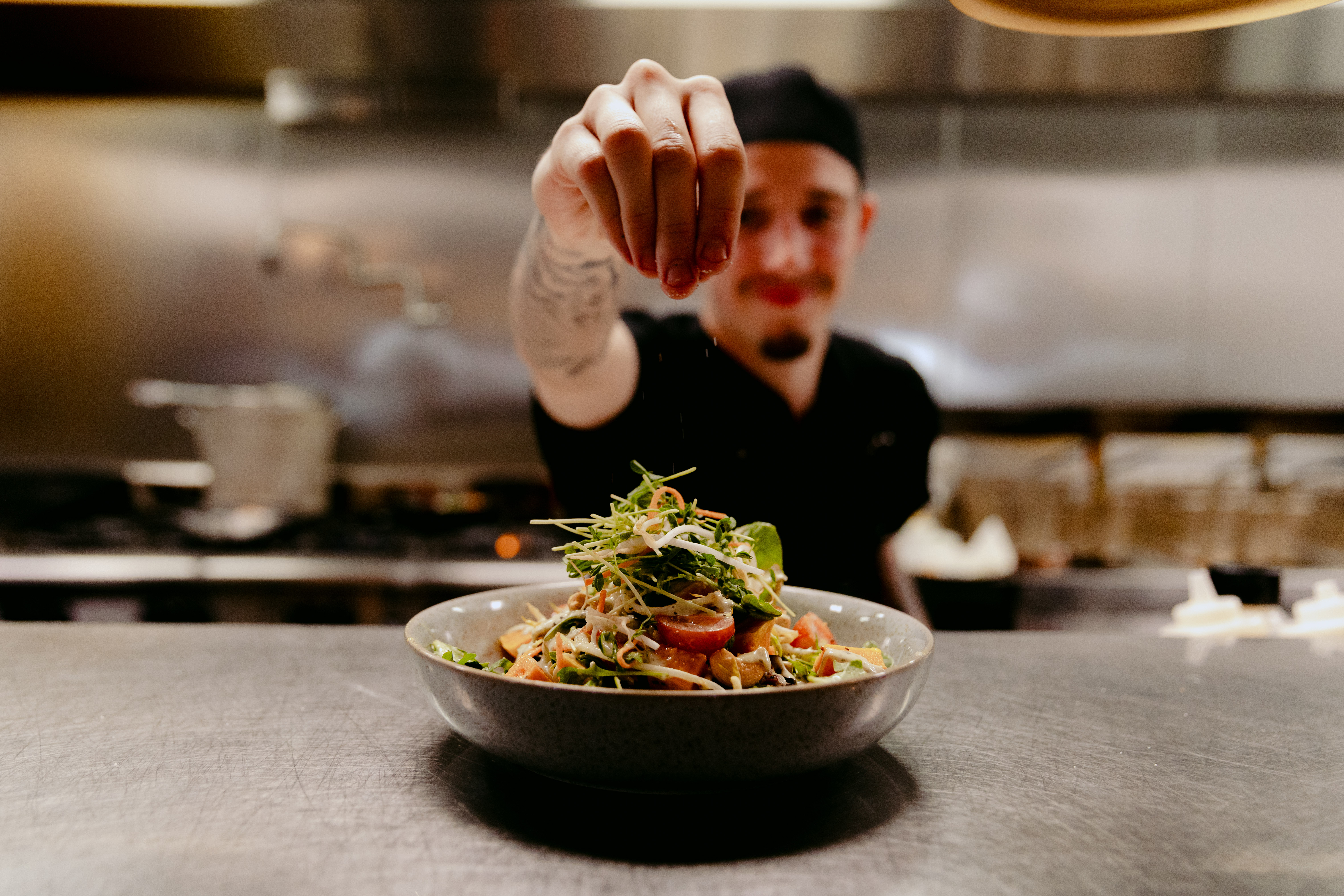 Family dining at The Waves Bistro