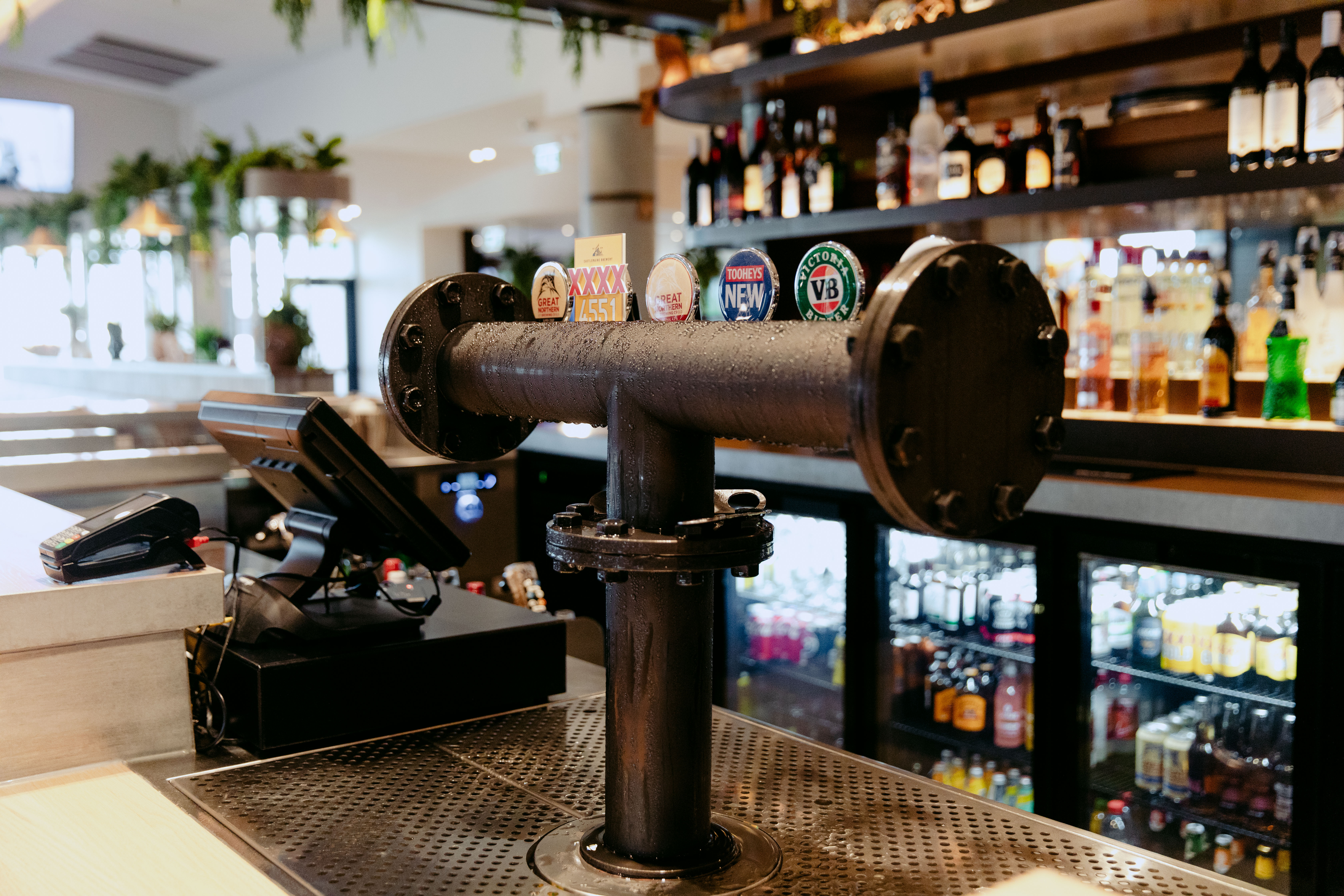 Beer Taps at The Waves Caloundra